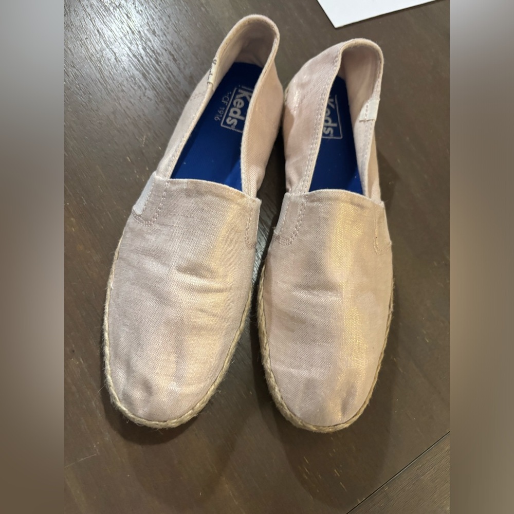 Keds woman’s Slip-On Canvas Espadrilles Sz 8.5